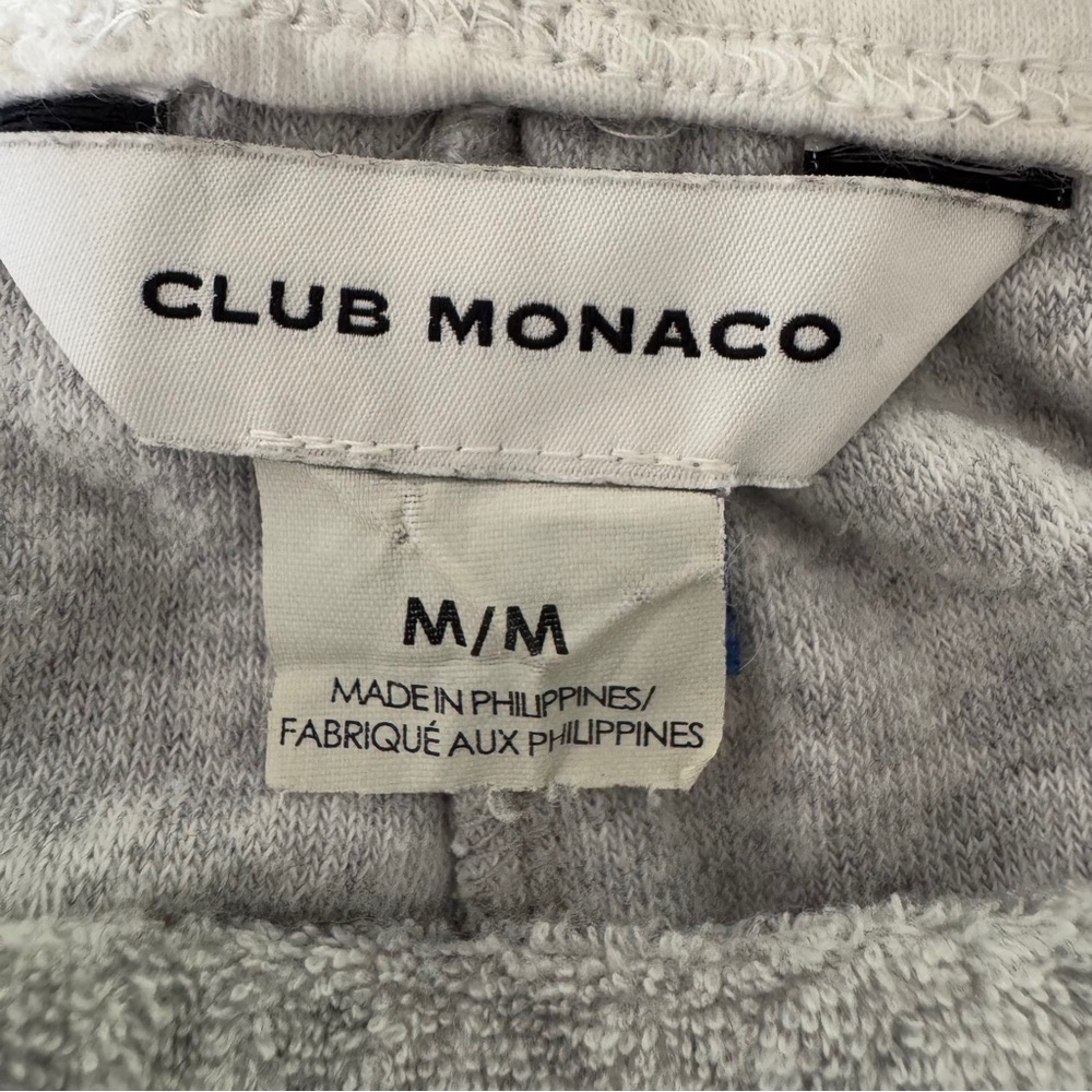 Club Monaco Gray Fleece Lounge Shorts Size Medium‎ - Picture 5 of 10
